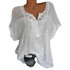 Laamei Women Lace Patchwork Blouse Shirt Casual Tops Sexy Short Sleeve White Blouse Ladies Summer Hollow Out Elegant Blouses