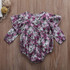 Baby Clothing Newborn Baby Girls Infant Kids Clothes Ruffles Floral Romper Jumpsuit Outfits Sunsuit Clothing 0-24M