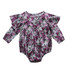 Baby Clothing Newborn Baby Girls Infant Kids Clothes Ruffles Floral Romper Jumpsuit Outfits Sunsuit Clothing 0-24M