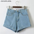 Hot 2017 High Waist Denim Shorts Women Jeans Shorts Feminino Retro Boyfriend Jeans Women's Shorts Plus Size Trousers Short Femme