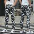 Hot 2016 Men Casual Pants Camouflage Slim Fit Army Camouflage Trousers Pants Hip Hop Sweatpants Military Joggers