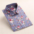 Dioufond Floral Print Shirt Turn-down Collar Women Shirts casual Long Sleeve Blouse Cotton Female Clothes Plus Size Women Tops