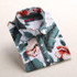 Dioufond Floral Print Shirt Turn-down Collar Women Shirts casual Long Sleeve Blouse Cotton Female Clothes Plus Size Women Tops