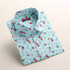 Dioufond Floral Print Shirt Turn-down Collar Women Shirts casual Long Sleeve Blouse Cotton Female Clothes Plus Size Women Tops