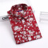 Dioufond Floral Print Shirt Turn-down Collar Women Shirts casual Long Sleeve Blouse Cotton Female Clothes Plus Size Women Tops