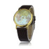 Lovesky Fashion 2016 Womens Watches Retro World Map Design Leather Alloy Band Analog Quartz Wrist Watch Freeshipping & Wholesale