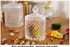 Roman Nordic storage crystal glass jar of sugar pot jewelry decoration furnishing articles wedding desktop candy storage decor