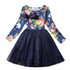 Ai Meng Baby Winter Dress For Girl Long Sleeve Bow Princess Girls School Dresses Polka Dot Toddler Girls Clothes Baby Clothing