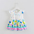 BibiCola Baby Dresses for Girls Summer Cotton Baby Dress Sleeveless Cute Floral Princess Party Dresses Baby Girl Summer Costumes