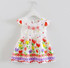 BibiCola Baby Dresses for Girls Summer Cotton Baby Dress Sleeveless Cute Floral Princess Party Dresses Baby Girl Summer Costumes