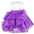 Kids Infant Girls Flower Wedding Dresses Petals Dress Children Bridesmaid Toddler Elegant Dress Pageant Bridal Tulle Party Dress