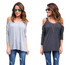 2017 Sexy Women Cotton Shirts O Neck Hollow Out Long Sleeve Sexy Women Tops Solid Blouse Summer Casual Blusas Mujer LX136