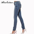 Alice & Elmer Mid Waist Skinny Women Jeans Woman Jeans For Girls Stretch Jeans Female Pants
