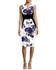 ALABIFU Women Summer Dress 2018 Plus Sizes Sexy Vintage Elegant Evening Party Dress Bodycon Pencil Print Floral Dresses Vestidos