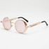 AFOFOO Gothic Steampunk Mens Sunglasses Vintage Metal Men Coating Mirror Sunglasses Women Round Sun glasses Retro UV400 Shades