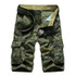 2017 Cargo Shorts Men Hot Sale Casual Camouflage Summer Brand Clothing  Cotton Male Fashion Army Work Shorts Men Plus Size 29-40