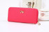 2016 luxury women wallets famous brand Long bow wallet zipper purses PU Leather wallets for women coin bag hot sale lady purses