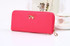 2016 luxury women wallets famous brand Long bow wallet zipper purses PU Leather wallets for women coin bag hot sale lady purses