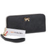 2016 luxury women wallets famous brand Long bow wallet zipper purses PU Leather wallets for women coin bag hot sale lady purses