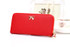 2016 luxury women wallets famous brand Long bow wallet zipper purses PU Leather wallets for women coin bag hot sale lady purses