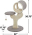Cat Scratch Condo - 30" Small Cat Tree - MidWest Homes for Pets Feline Nuvo Salvador Cat Furniture