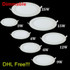 Dimmable Ultra thin 10pcs/lot 3W/4W/6W/9W/12W/15W/25W LED Ceiling Recessed Grid Downlight/Slim Round Panel Light