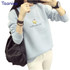 Harajuku Style Sweatshirts Streetwear Hoodie Women's Pullover Autumn Winter Thick Cashmere Hoodies Female Women Sudaderas Top
