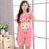 Newest Women Casual Pajamas Set Cartoon printing Round Neck Short sleeve Pyjamas Summer Nightwear cozy sleepwear Suit