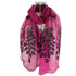 Feitong New Design Women Peacock Flower Embroidered Lace Scarf Long Soft Wrap Shawl Scarf Stole Pashmina echarpes foulards femme