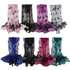 Feitong New Design Women Peacock Flower Embroidered Lace Scarf Long Soft Wrap Shawl Scarf Stole Pashmina echarpes foulards femme