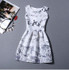 Fashion Bottoming Dress Summer Style Women Dress Vintage Printing Sexy Party Dresses vestidos Leisure Plus Size Summer Dress
