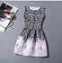 Fashion Bottoming Dress Summer Style New Women Dress Vintage Printing Sexy Party Dresses vestidos Leisure Plus Size Summer Dress