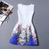 Fashion Bottoming Dress Summer Style New Women Dress Vintage Printing Sexy Party Dresses vestidos Leisure Plus Size Summer Dress