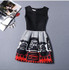 Fashion Bottoming Dress Summer Style New Women Dress Vintage Printing Sexy Party Dresses vestidos Leisure Plus Size Summer Dress