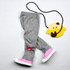 2017 Newborn Infant Cotton Harem Pants Baby Butterfly Warm Padded Leggings PP Pant Girls Boys Velvet Thicken Trousers Clothes