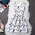 2017 New Women Summer Casual Dress Vintage Print Sexy Party Vestidos Ladies Vestido De Festa Women Dresses Princess Clothing