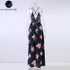 Lily Rosie Girl Boho Deep V Neck Backless Summer Maxi Dress