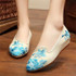 Lily Embroidery Chinese Style Women Loafers and Dance Flats