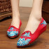 Lily Embroidery Chinese Style Women Loafers and Dance Flats