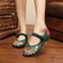 Lily Embroidery Chinese Style Women Loafers and Dance Flats