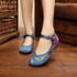 Lily Embroidery Chinese Style Women Loafers and Dance Flats