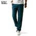 LILL Men's Casual Off White Flax Pants - Breathable Comfort