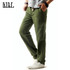 LILL Men's Casual Off White Flax Pants - Breathable Comfort