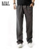 LILL Men's Casual Off White Flax Pants - Breathable Comfort
