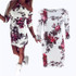 2018 New Summer Dresses Women Cute Casual Half Sleeve Print Cartoon Dress Sexy Party Slim Mini Sheath Pencil Dress Vestidos Robe