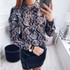 Trendy 2018 Autumn Women’s Sexy Chiffon Blouses - Casual Printed Shirts & Loose Tops for Effortless Style