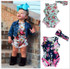 Adorable Floral Baby Girls Romper Jumpsuit Sunsuit with Tassels | Stylish One-Piece Outfit for Newborns and Infants (0-24 Months)