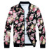 Men's Floral Bomber Jacket - 2023 Trendy Cotton Twill with Stand Collar & Free Shipping