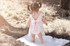 Summer Floral 2PCS Baby Girls Outfit Set - Lace Sleeveless Tops & Shorts for 0-18 Months