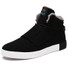 Men's High Top Winter Boots - Plush Fur Lined Lace-Up Ankle Shoes for Ultimate Warmth and Comfort in Autumn